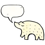 cute polar bear cartoon N16