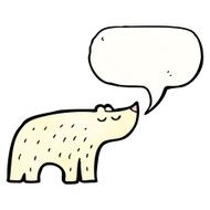 cute polar bear cartoon N17