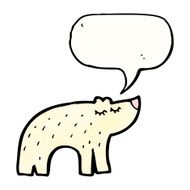 cute polar bear cartoon N18