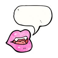 sexy cartoon lips N16