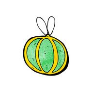 Cartoon Christmas Bauble N136