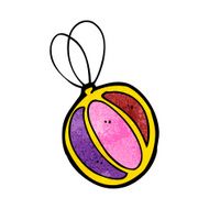 Cartoon Christmas Bauble N137