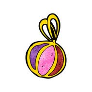 Cartoon Christmas Bauble N138
