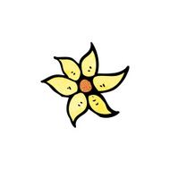 cartoon flower decorative element N4