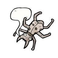 cartoon big beetle N2