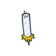 cartoon birthday cake candle N7