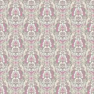 Seamless vector pattern damask pink