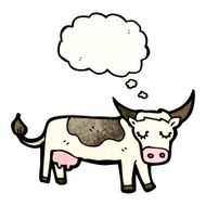 Cartoon Cow N100