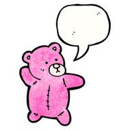 pink teddy bear cartoon N4