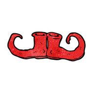 christmas curly shoes cartoon N4