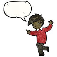 enthusiastic boy cartoon N2