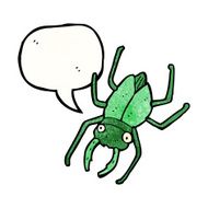 huge beetle with speech bubble N2
