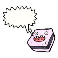 talking candy cartoon character N7