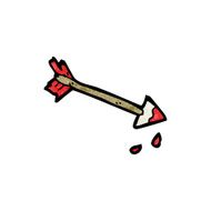 medieval arrow cartoon N3