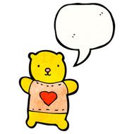 cartoon teddy bear N253