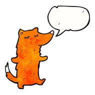 happy cartoon fox N3