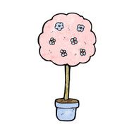 cartoon decorative tree N7