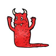 Cartoon monster N147