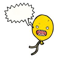 cartoon balloon with speech bubble N9