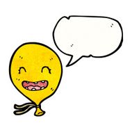 cartoon balloon with speech bubble N10