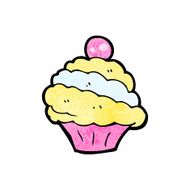 cartoon cupcake N174