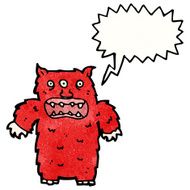 shouting monster cartoon N8