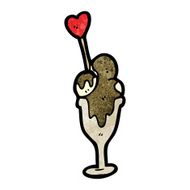Cartoon Ice Cream Sundae N18