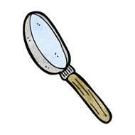 Cartoon Magnifying Glass N29