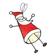 cartoon santa christmas tree decoration N3