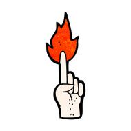 cartoon hand symbol N48