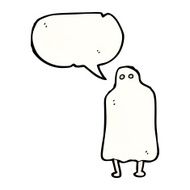cartoon spooky ghost N117