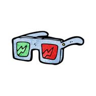 3D Glasses Cartoon N11