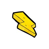 Lightning Bolt Cartoon Symbol N5