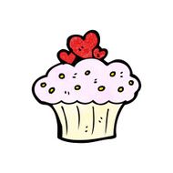 cartoon cupcake N175
