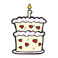 Cartoon Birthday Cake N53