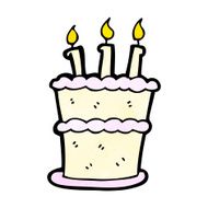 Cartoon Birthday Cake N54