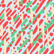 Pattern with random brushstrokes and dots N2