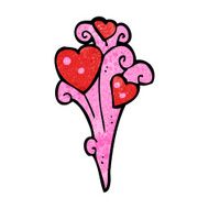 cartoon heart decorative element N2