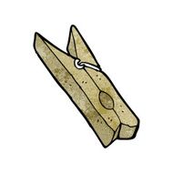 Cartoon Wooden Peg N9