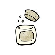 cartoon old storage pot N6