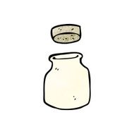 cartoon old storage pot N7