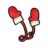 cartoon winter gloves N2