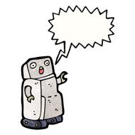 talking robot cartoon N6