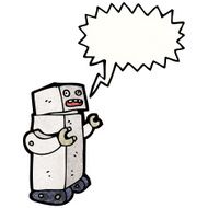 talking robot cartoon N7
