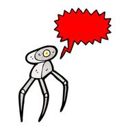 futuristic robot cartoon N6