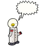 futuristic robot cartoon N8