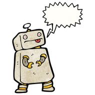 Cartoon Robot N343