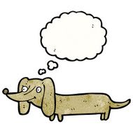 cartoon little dog N117