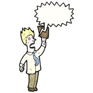 shouting businessman cartoon N2