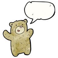 cartoon teddy bear N256